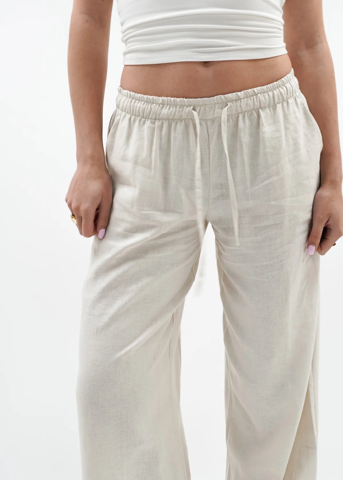 Tall Flow Linen Pant