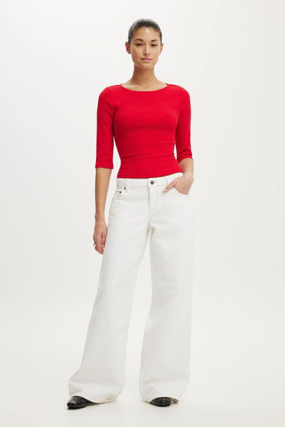 Common 3/4 Sleeve Top