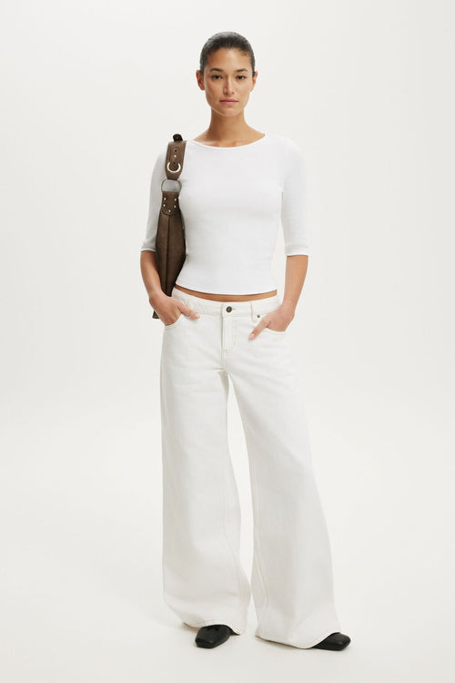 Common 3/4 Sleeve Top
